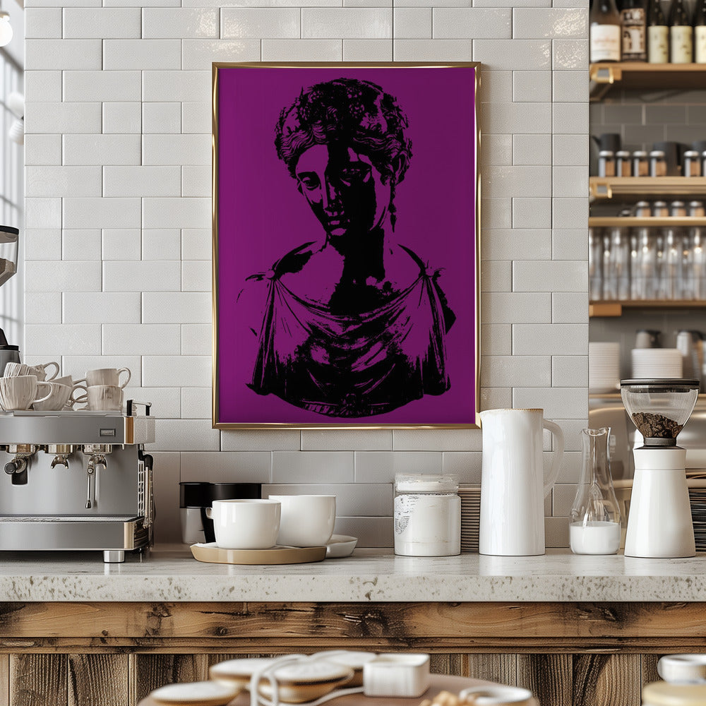 Bust of Ariadne Poster