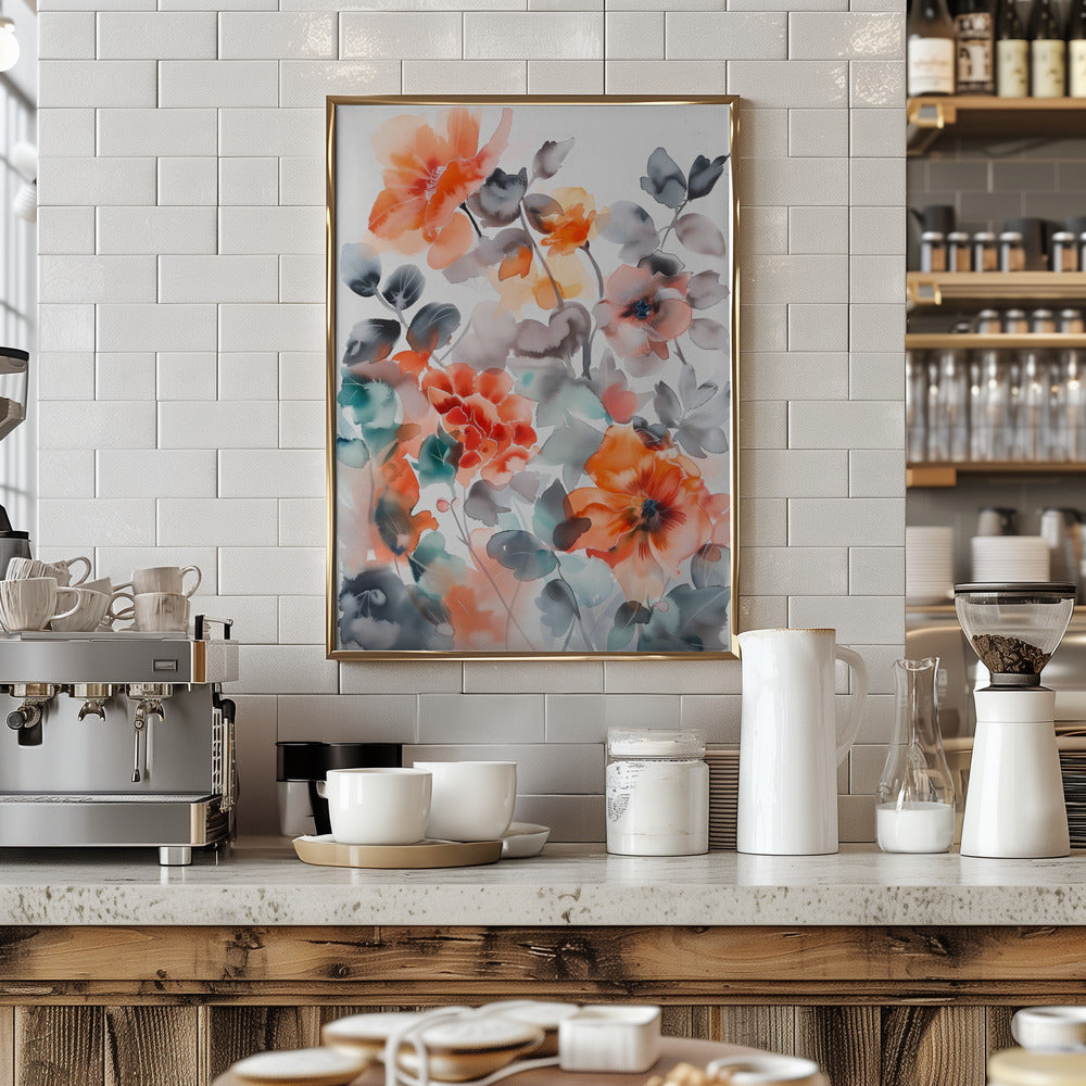 Watercolor Floral No. 2 Poster