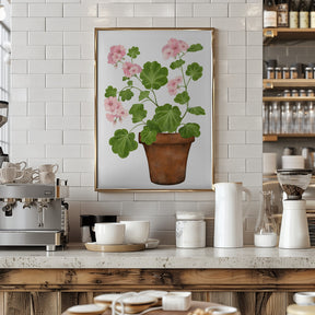 Pink Geranium Poster