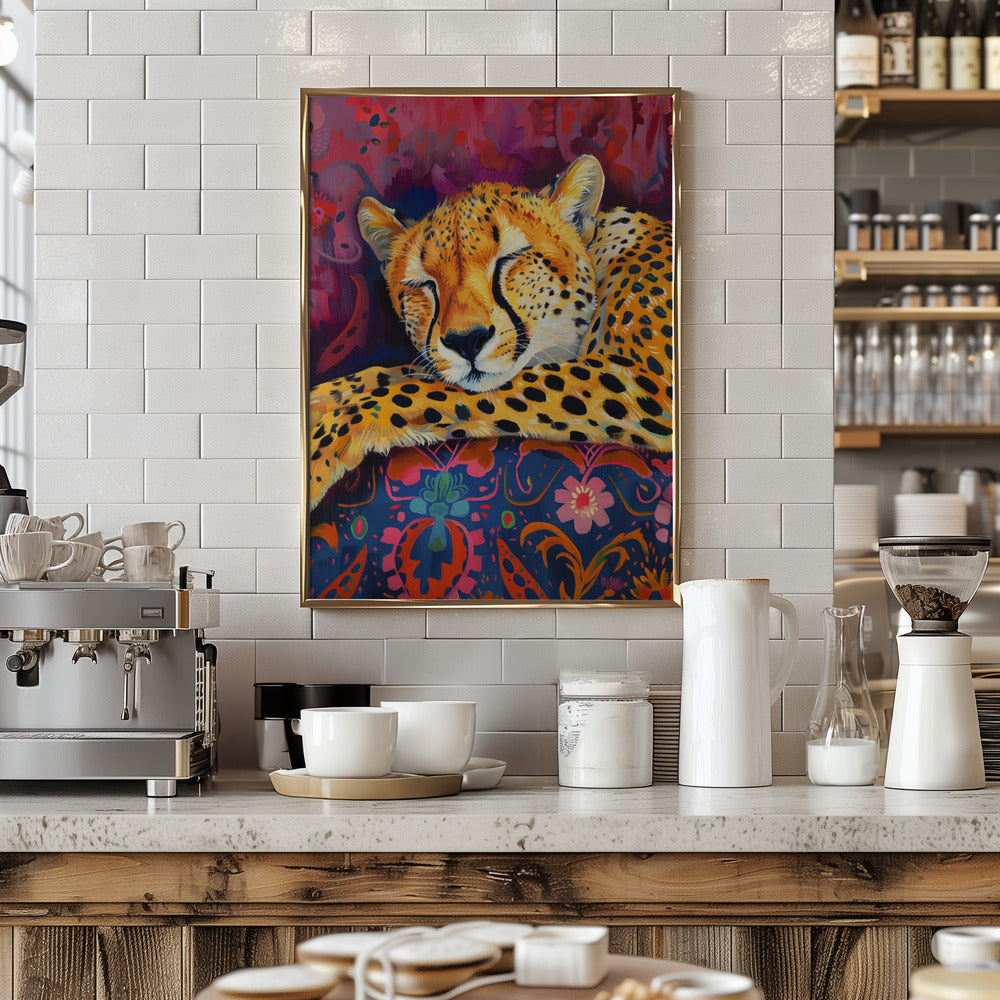 Resting Cheetah Poster