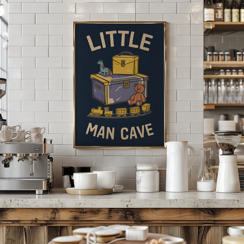 Little Man Cave Poster