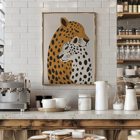 Leopard Mom Poster