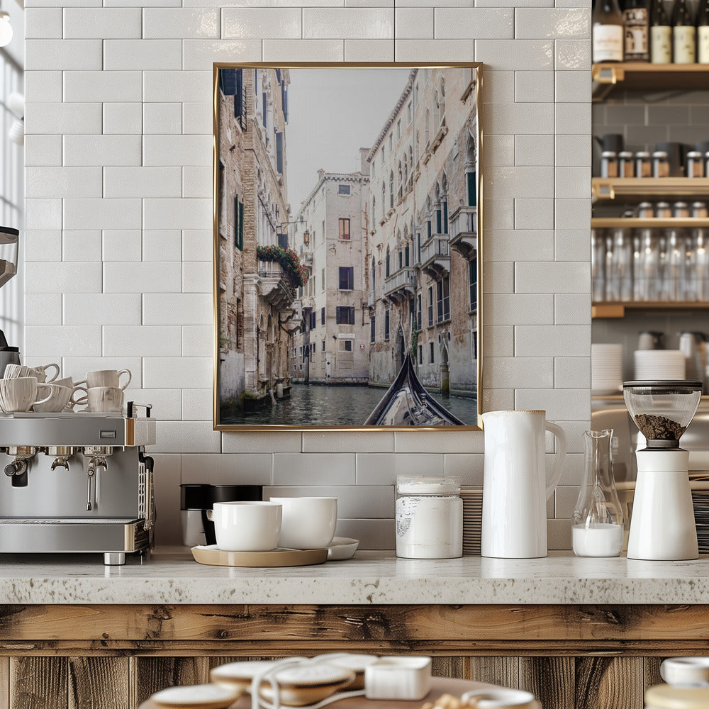 Venice Gondols and Houses