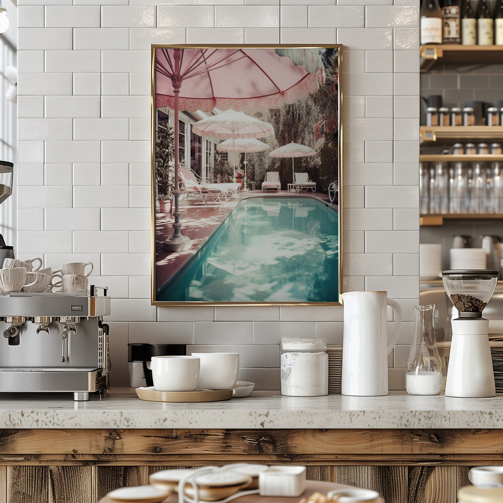 Glam Pool Life Poster