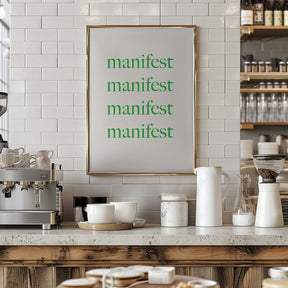 Manifest Green   Std Poster