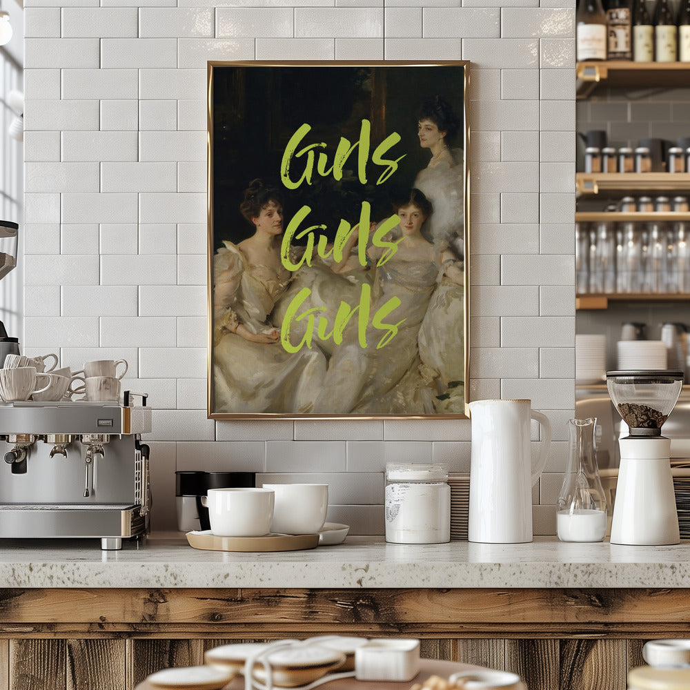 Girlsgirlsgirlsyellow Ratioiso Poster