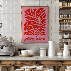 Pinkredgalleryboheme Ratioiso Poster