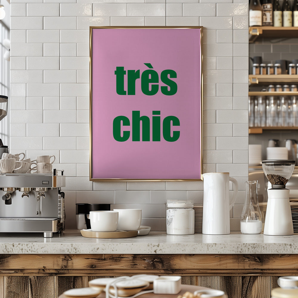 Treschicpinkgreen Ratioiso Poster