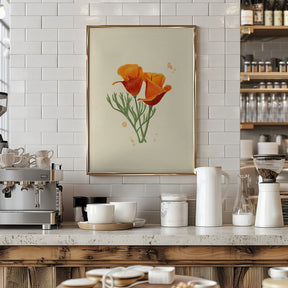 California Poppy Poster