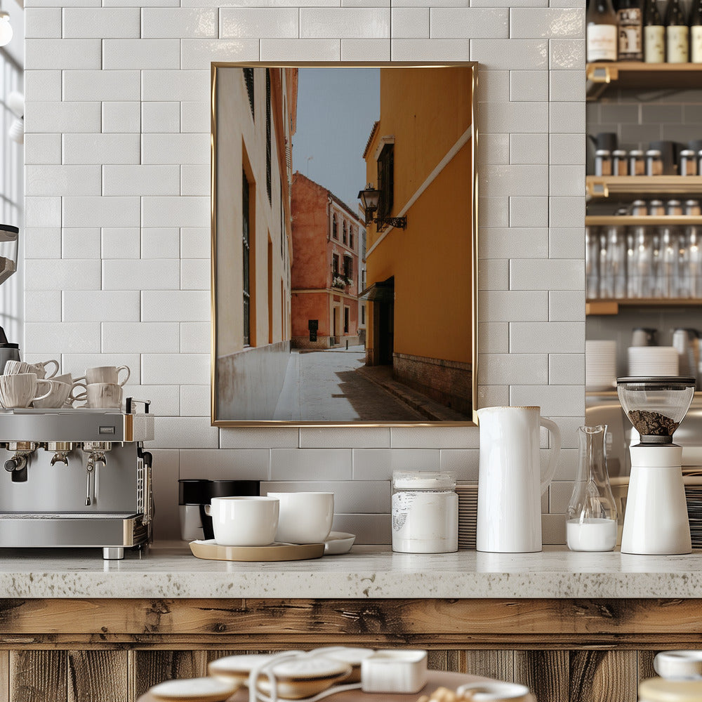 Terracotta Street Poster