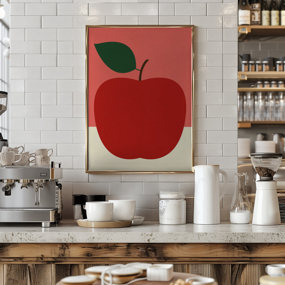 Red Apple Poster