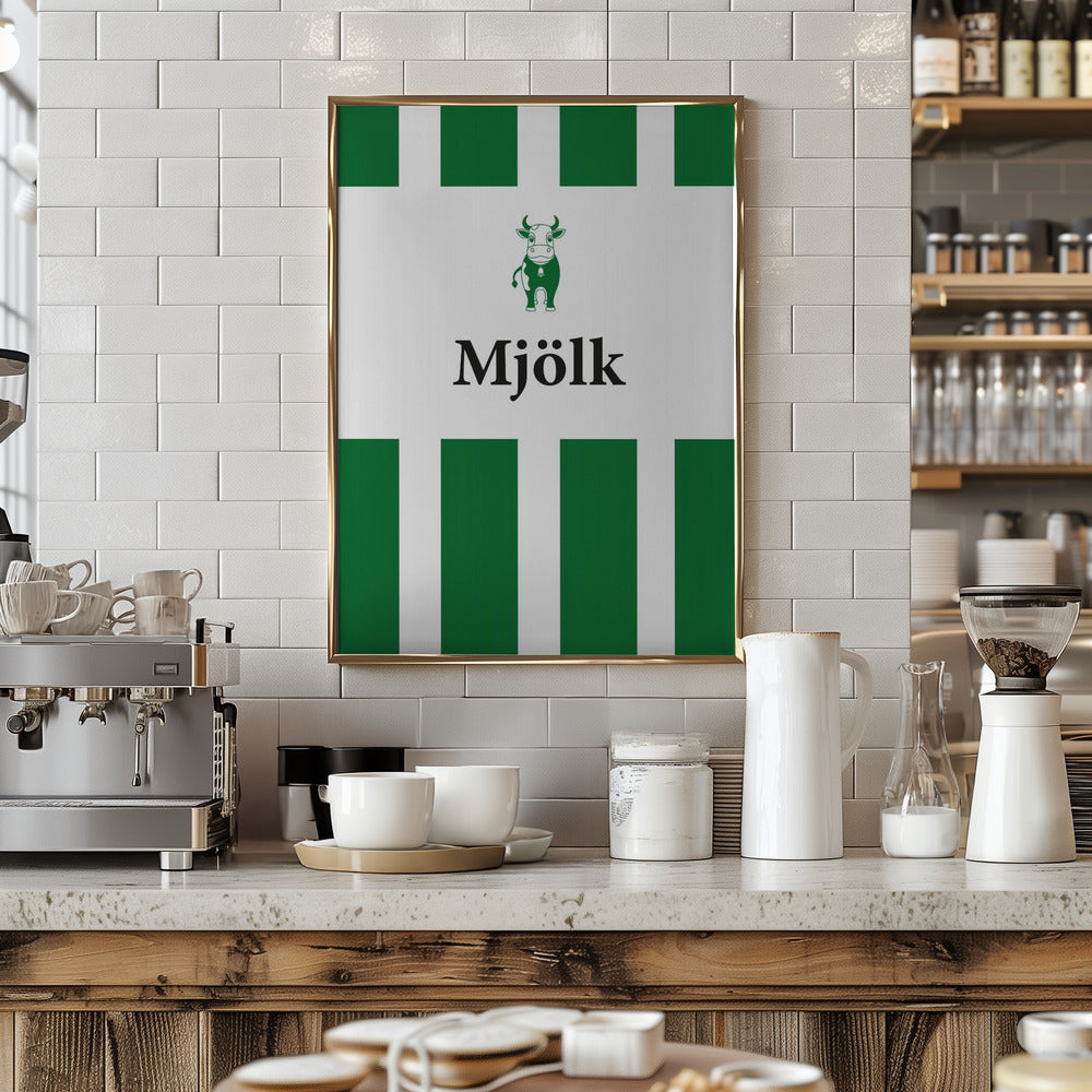 Mjölk Röd Poster