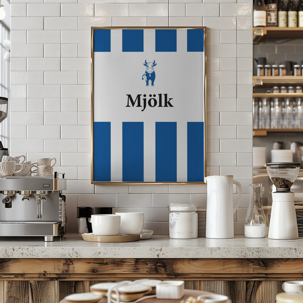 Mjölk Röd Poster