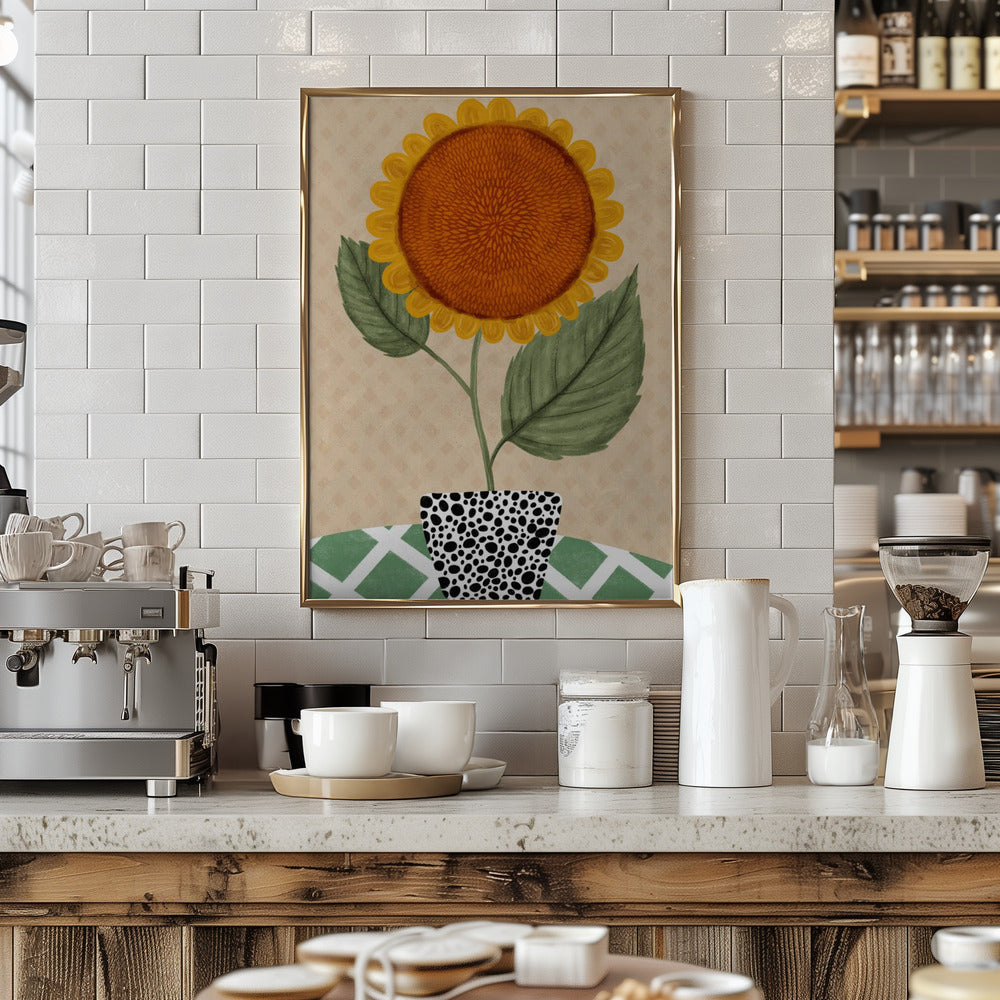 Sunflower Pot Poster