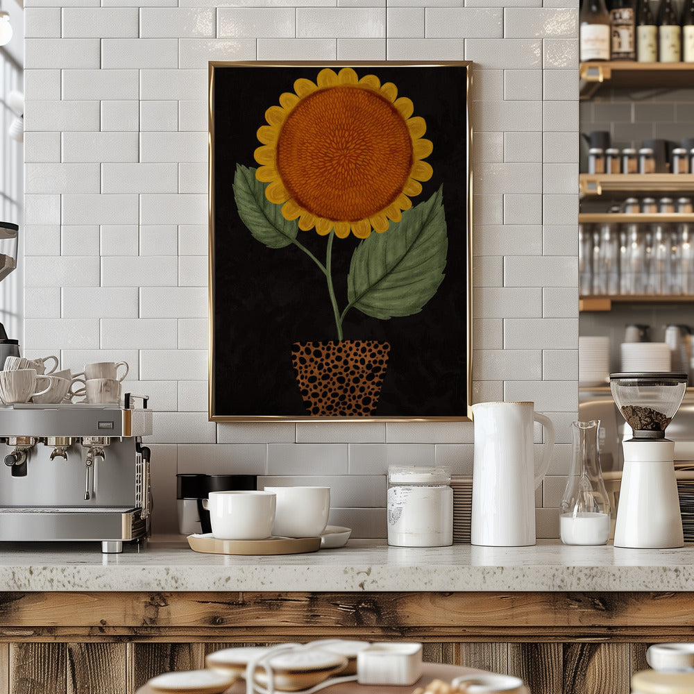 Sunflower Pot Poster