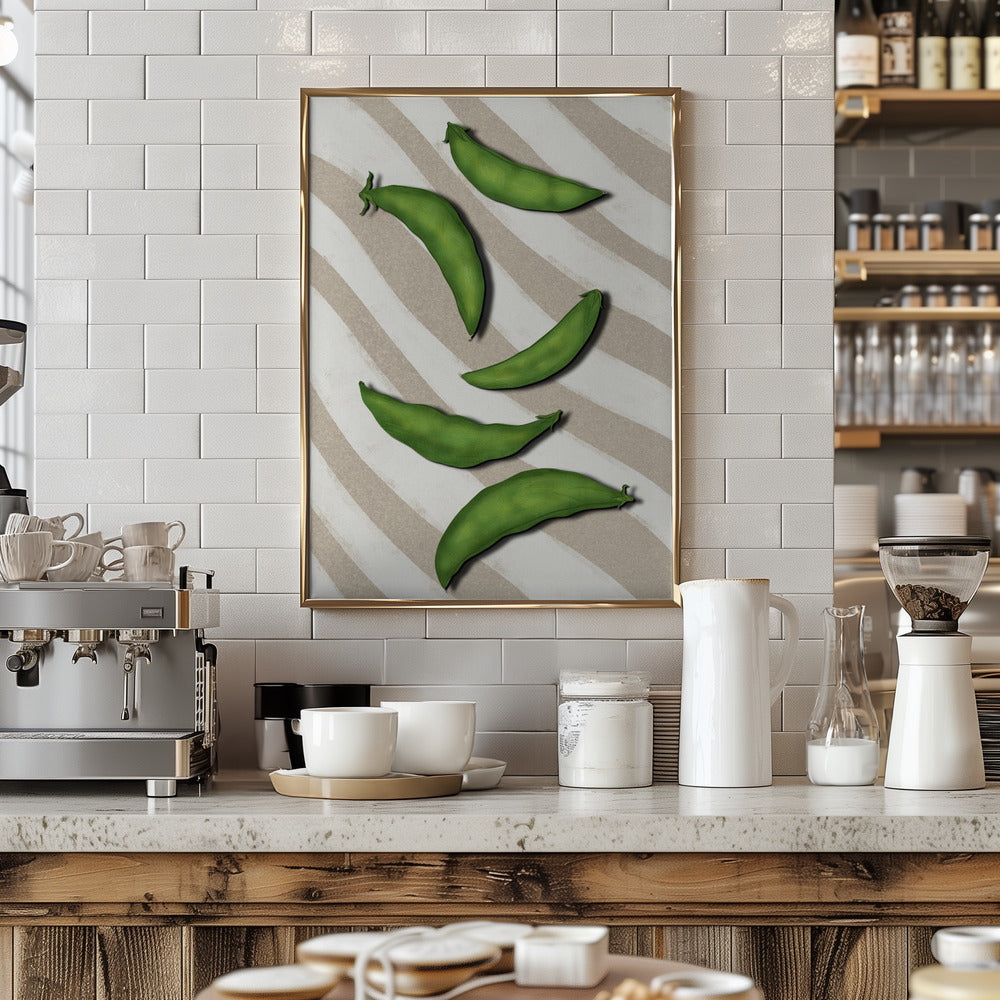 Sugar snap peas Poster