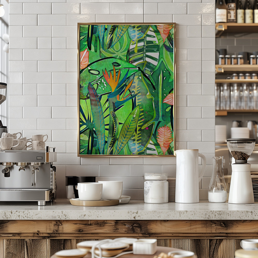 Bird of Paradise - Tropical Lush Poster