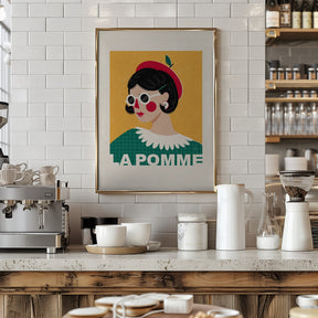 La Pomme French Fashion Portrait Poster