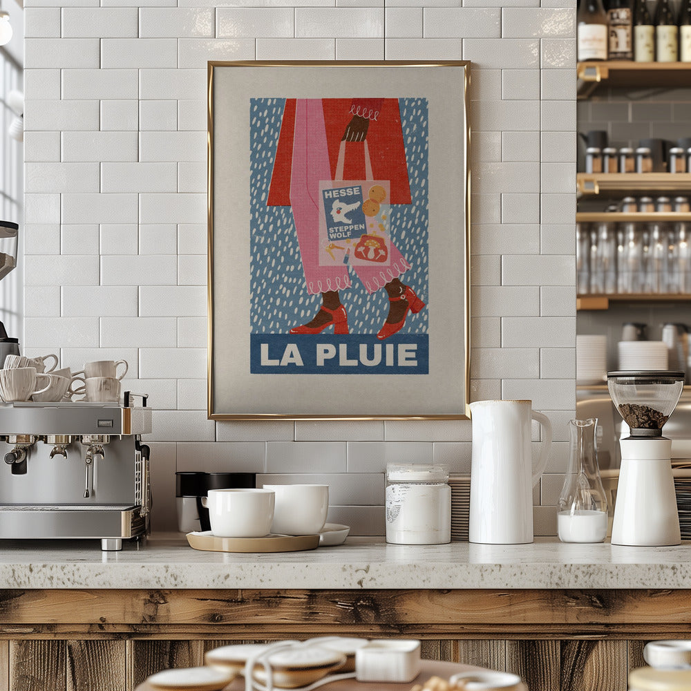 La Pluie French Style Poster