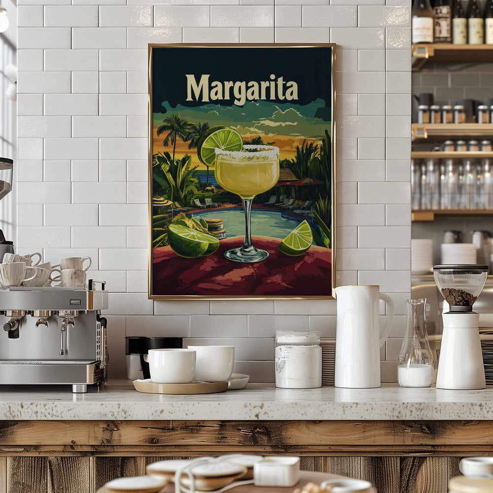 Margarita Vintage Poster