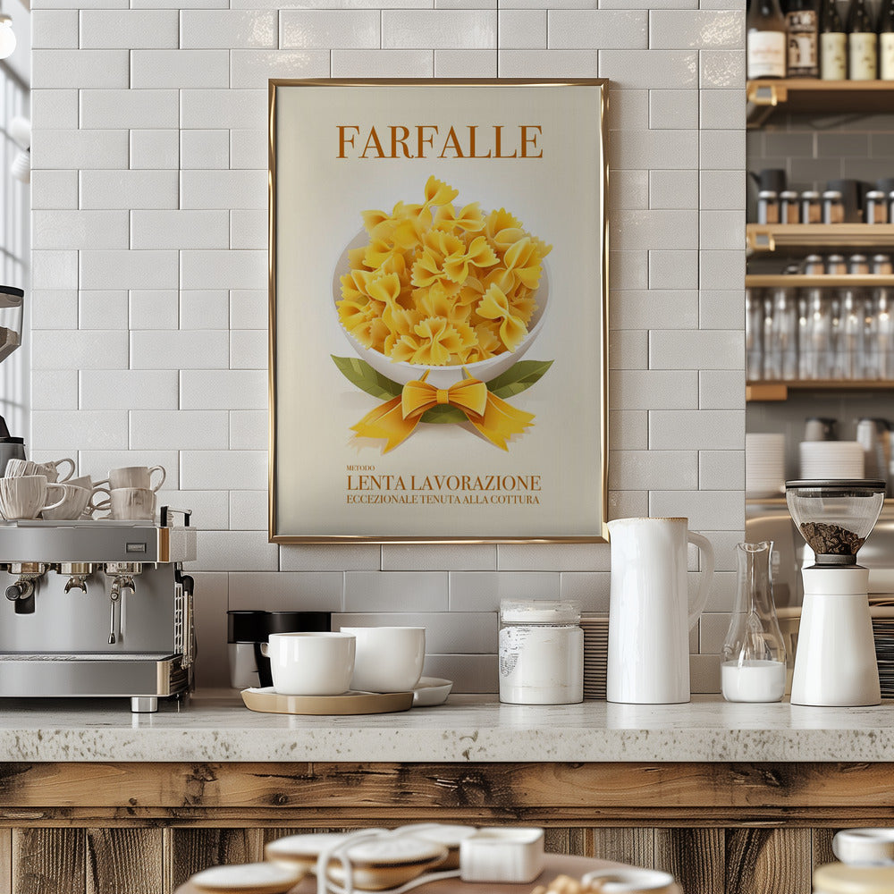 Pasta Farfalle Poster