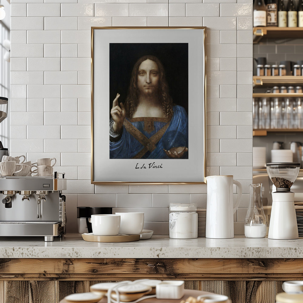 Salvator Mundi (circa 1500) Poster