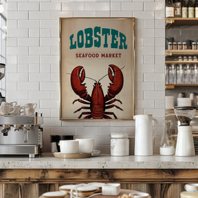 Lobster Seafood Market Poster