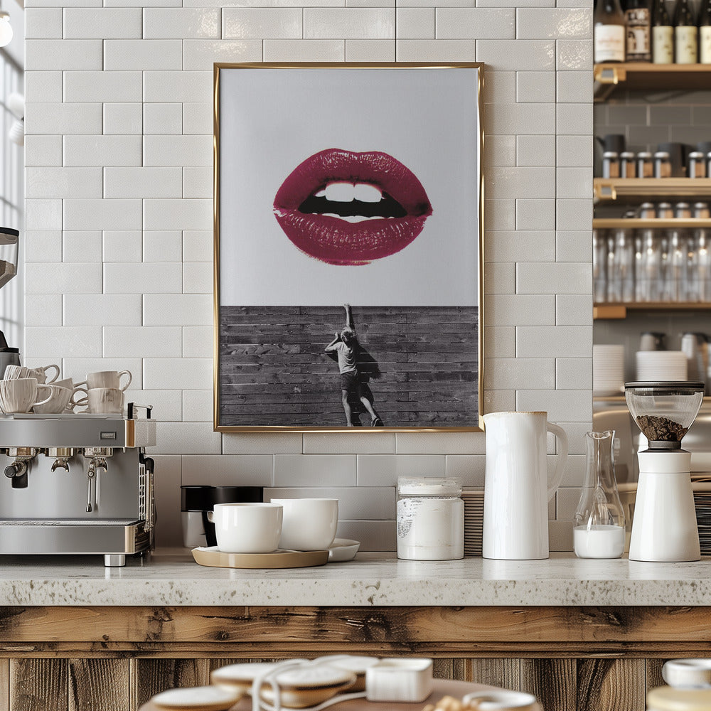 Curious Lips Poster