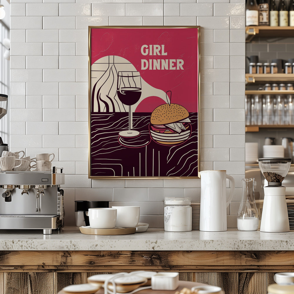 Girl Dinner No 3 Poster