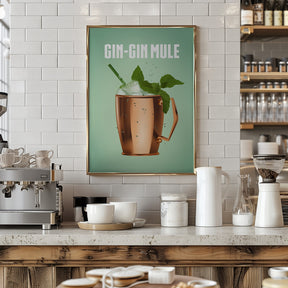 Gin Gin Mule Copper Poster