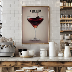 Manhattan Cocktail Poster