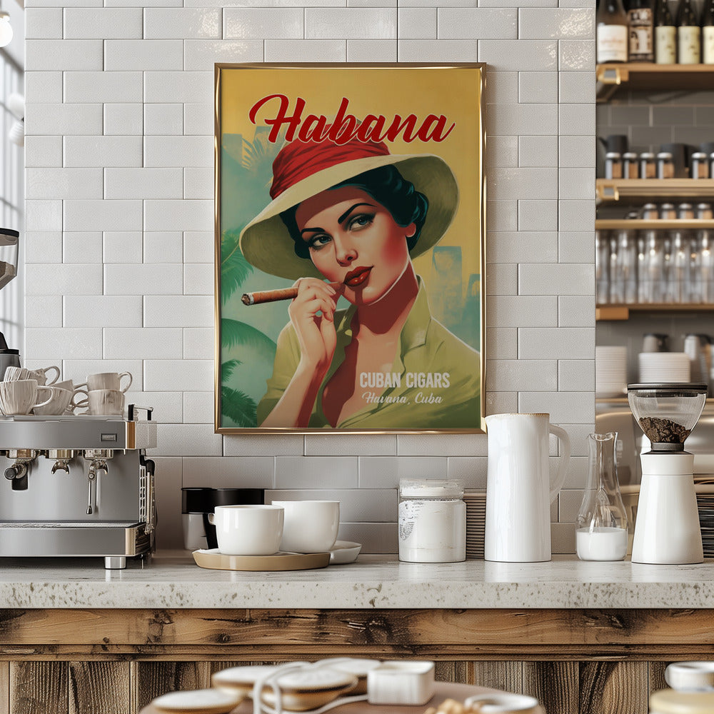 Habana - Cuban Cigars Poster