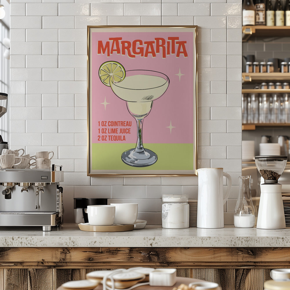 Margarita Cocktail Poster