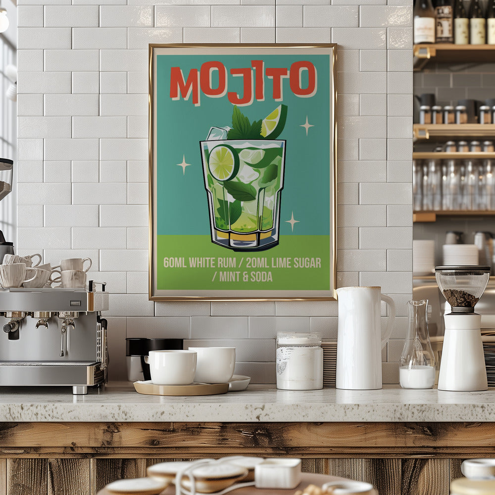 Mojito Cocktail Poster