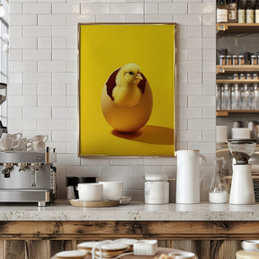 Yellow Chicken Poster