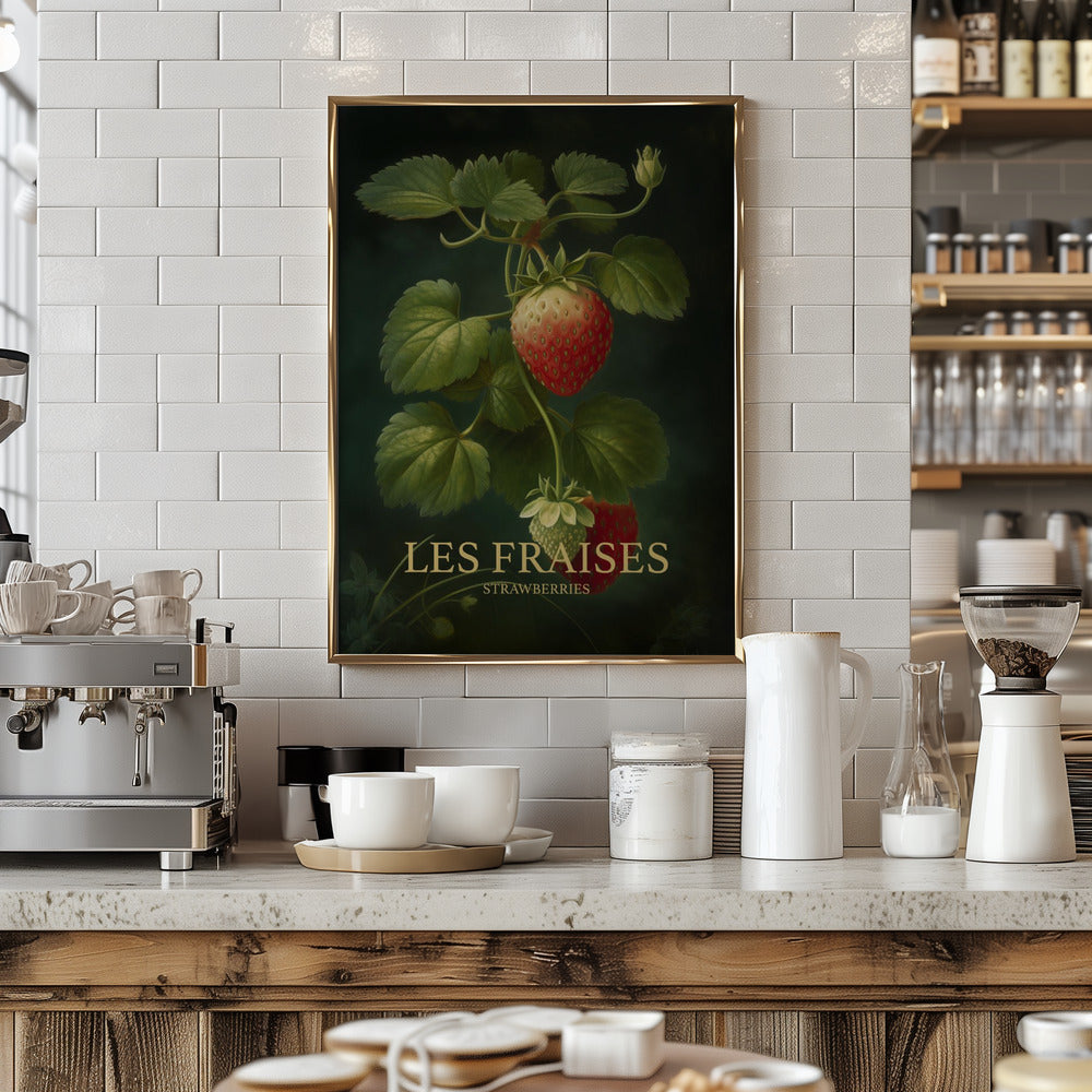 Les Fraises - Strawberries Poster