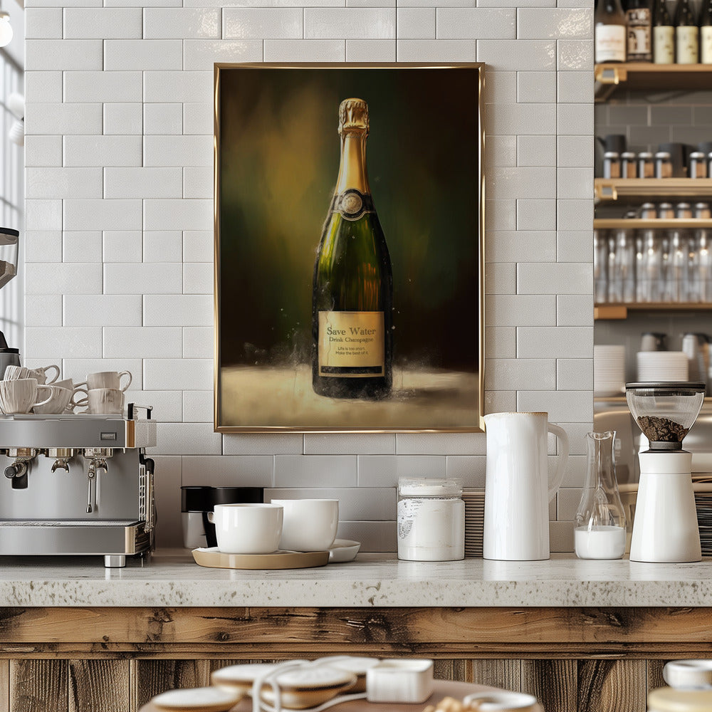 Drink Champagne Poster