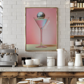 Disco Martini Poster