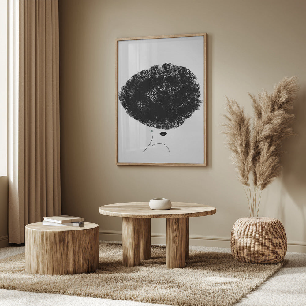 Ballerina Hair Poster