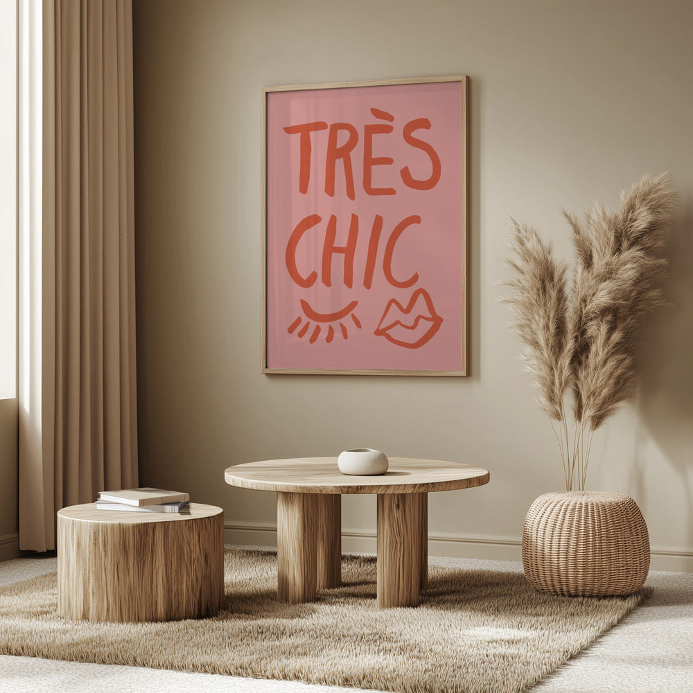 Très Chic Pink Poster