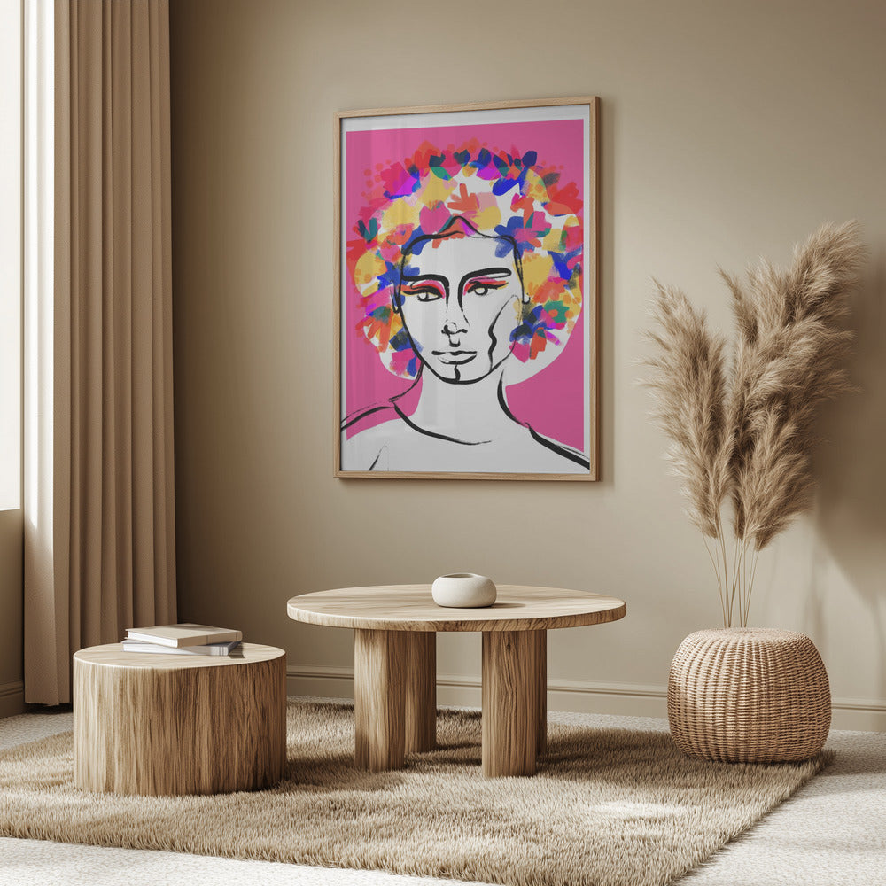 Flower Hair Poster