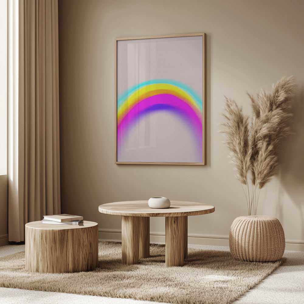 Space (Rainbow) No 5 Poster