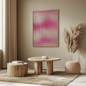 Pink Blurred Pattern Poster