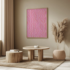 Pink Silk Pattern Poster