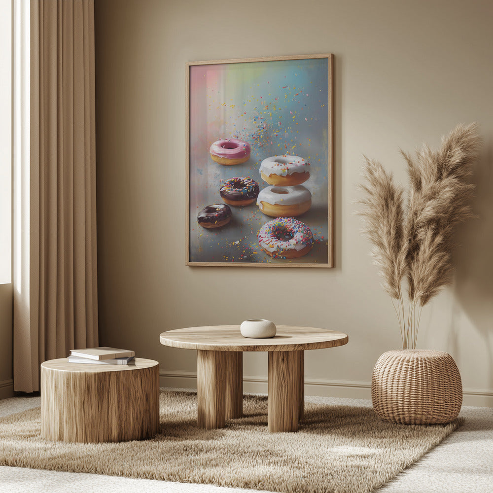 Yummy Donuts Poster