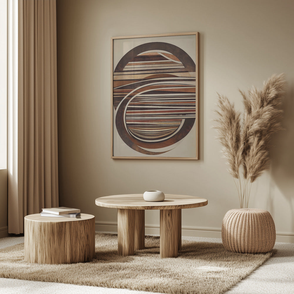 Curved Wood Poster