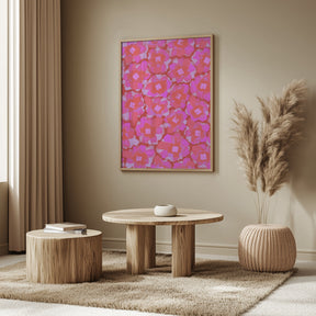 Cute Pink Flowers Poster