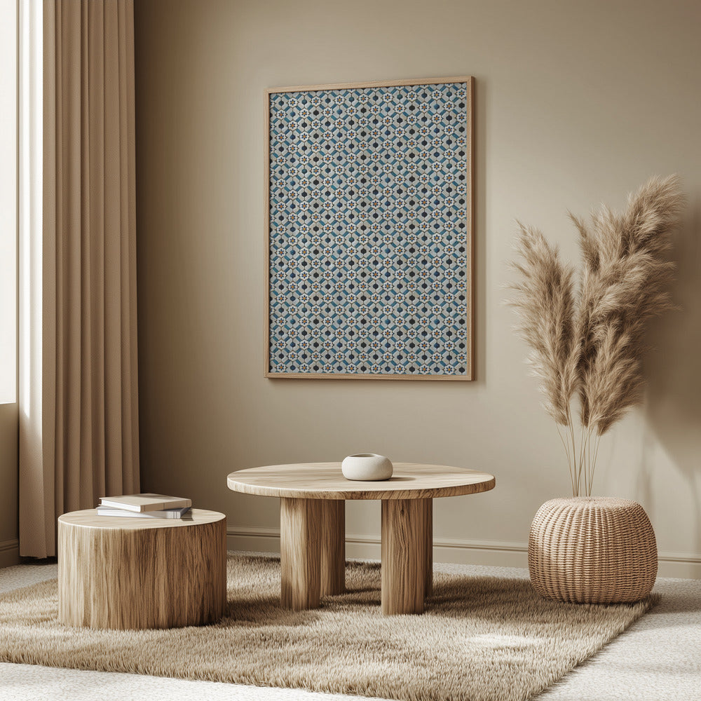 Moroccan Tile Pattern Poster