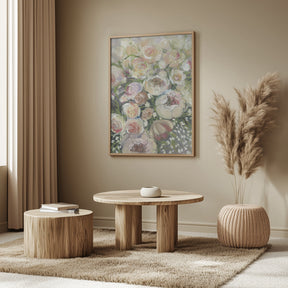 Maeve painterly florals Poster