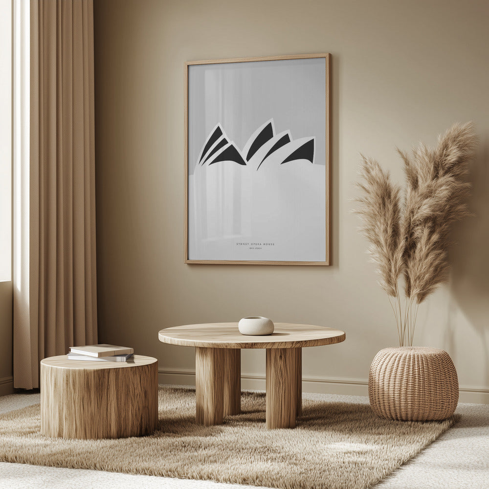 Minimal Sydney Opera House Poster